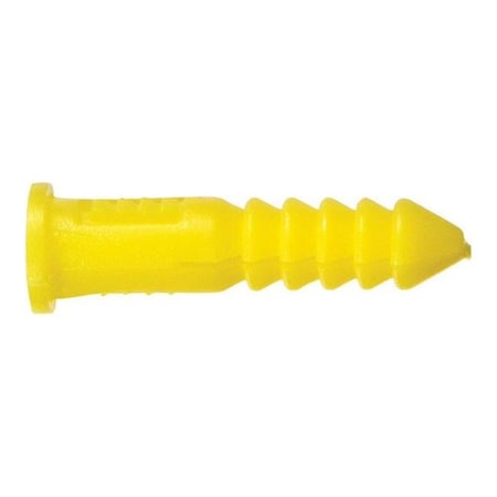 Hillman Screw Anchor, 0.87" L, Nylon, 10-30 lbs Tension Strength 5265756
